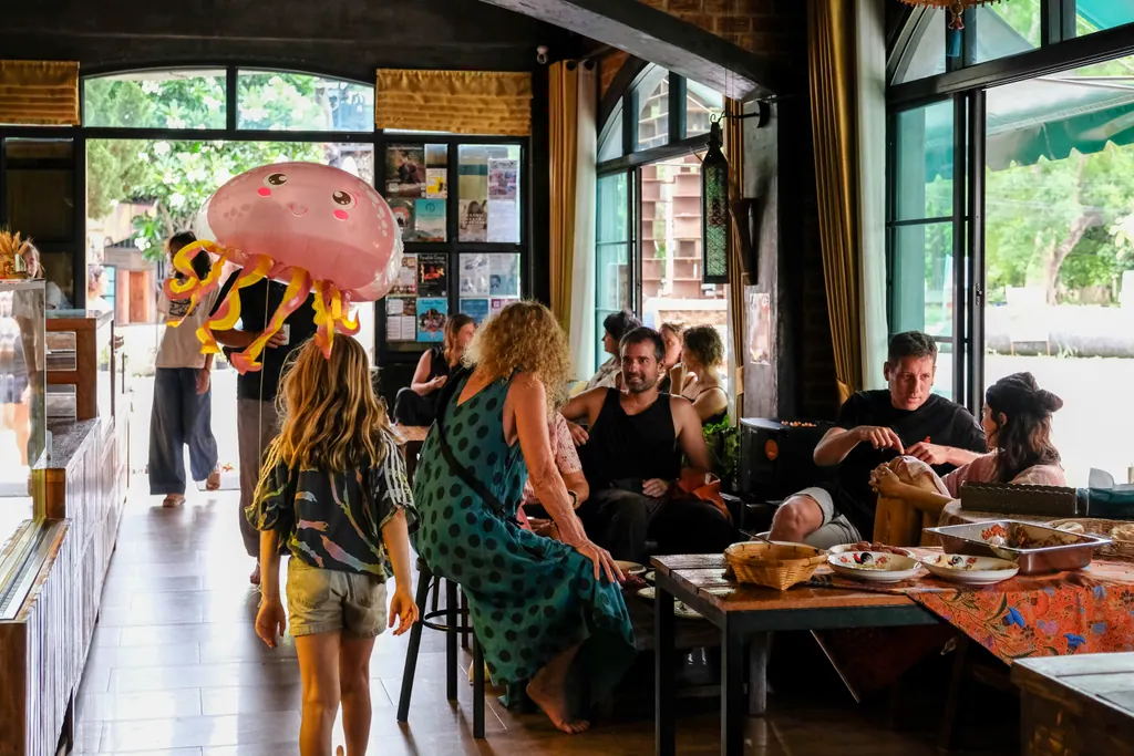 Around the long table